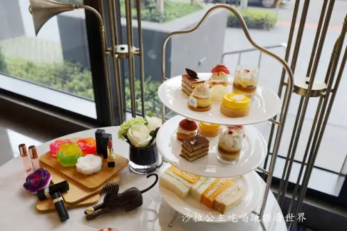 母親節尋香之旅X甜點工藝『台北新板希爾頓酒店-逸廊』英式下午茶/手作口紅.造型抗菌皂