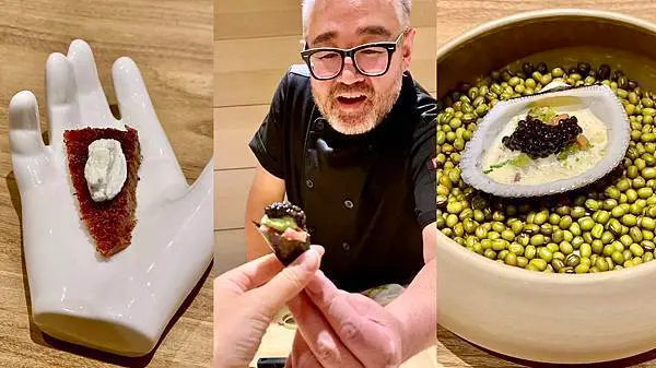 [台北美食] 日本米其林二星「壽司芳」SushiYoshi日本料理 主廚客座$10,000 伸出手就能吃到的藝術創意及感動 忠孝敦化站美食 @蛋寶趴趴go