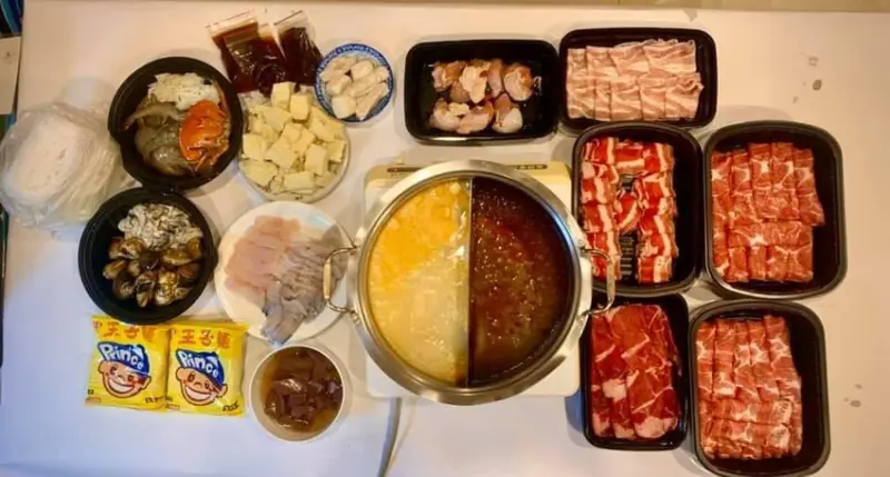 防疫外帶火鍋6人套餐（台北市中正區）東雛菊風味火鍋 高CP值 風味獨特 家族聚餐首選