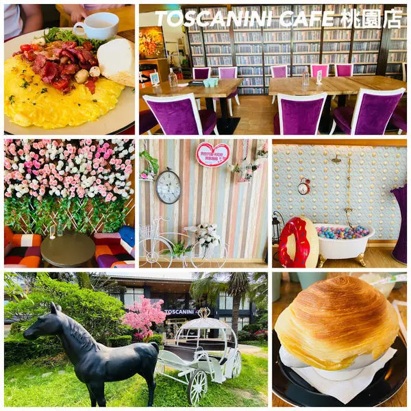 2020桃園新開餐廳【托斯卡尼尼義大利庭園餐廳】桃園超美景觀餐廳/網美花牆球池浴缸甜甜圈游泳圈/升級套餐飲品免費續杯/家庭聚會情侶約會好所在