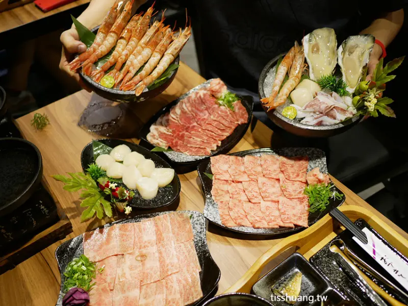 阿彤北和牛海鮮燒肉板橋江子翠店｜日本A5和牛燒肉套餐CP值超高｜google評分高達4.9分｜附菜單