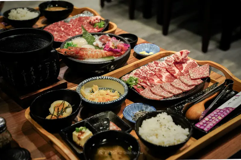 板橋燒肉 阿彤北和牛海鮮燒肉 X魔王 日本A5和牛 一人燒肉定食 高貴食材平價享受 捷運江子翠站 內文有店家資訊與菜單