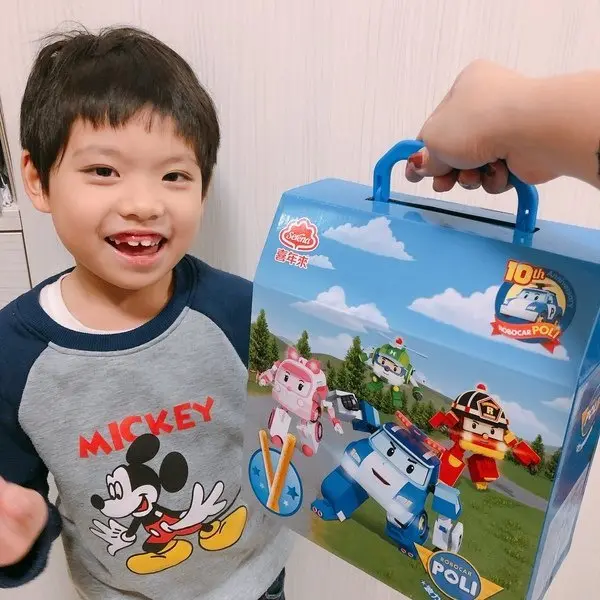 【POLI波力原味蛋捲手提禮盒/2020年節禮盒/春節伴手禮推薦/喜年來蛋捲/蛋捲禮盒/過年必買/人氣蛋捲/伴手禮】2020年節禮盒首選喜年來~歡喜幸福跟著來~