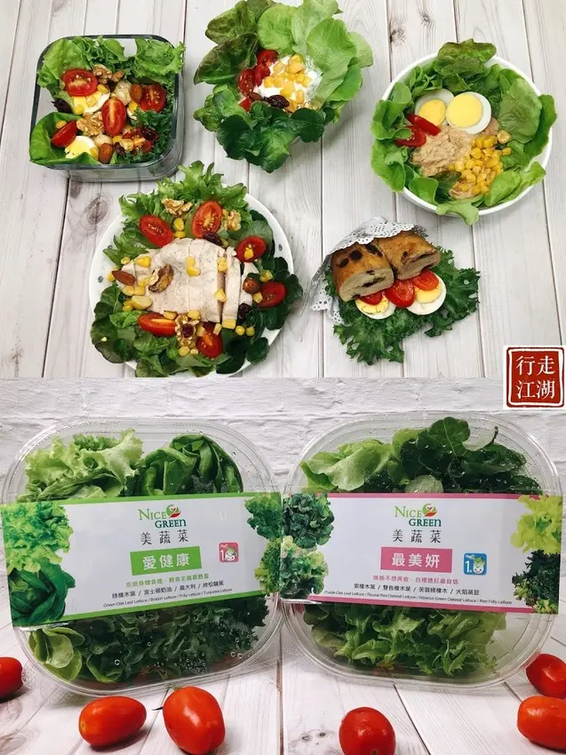【宅配美食】炎炎夏日生菜料理「美蔬菜NICE GREEn」不用洗菜就能簡單製作營養美味的輕食餐/生菜能怎樣吃？五種生菜沙拉吃法
