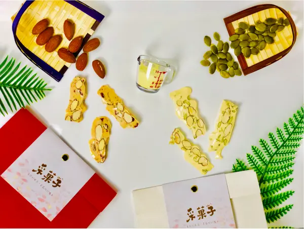 【台中美食￭宅配】采菓子牛軋糖-甜食製造 x 真材實料的質感，甜而不膩的口感，值得回購的幸福感║ 牛軋糖推薦、婚禮小物推薦、宅配美食推薦