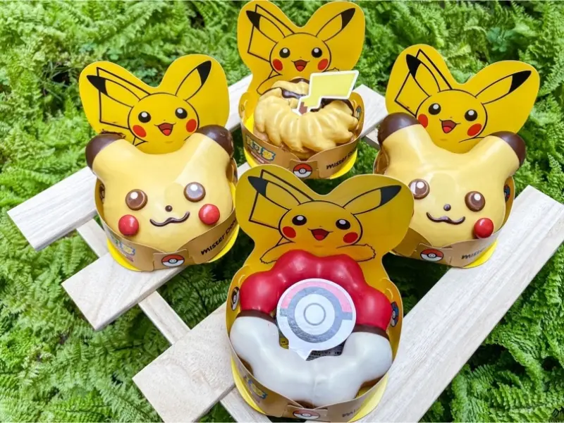 | 高雄美食 |寶可夢迷出門抓寶囉/萌度爆表的皮卡丘甜甜圈/Mister Donut 大樂門市