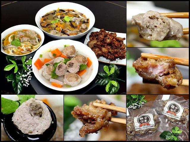 【傳統小吃】棋子手作～香Ｑ赤肉羹、酥香排骨酥、香菇大貢丸，雲林溫體豬肉製作，無摻魚漿或肉精粉，不含防腐劑，急速冷凍真空包裝！