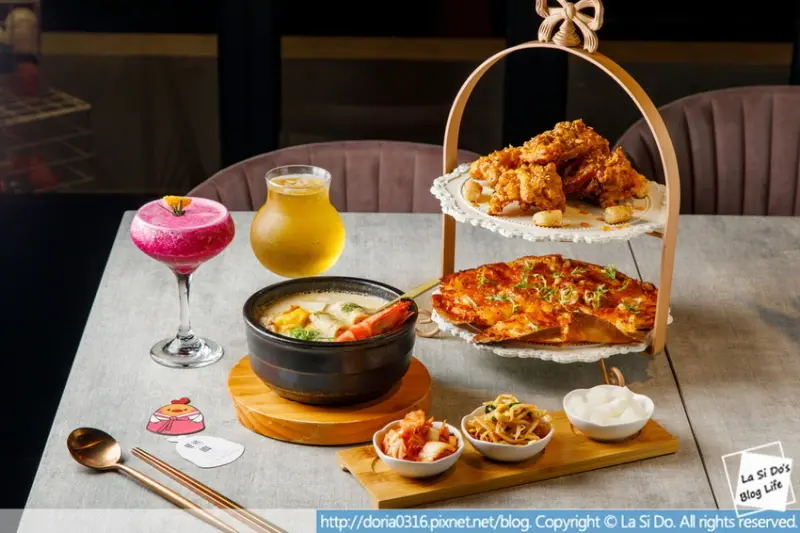 【超夯網美店】台北大安-饗韓食尚饗食 ► 不用飛到韓國也能吃到道地韓國炸雞，還有韓服免費體驗！ ❤ 捷運忠孝敦化站｜韓式料理 ♡