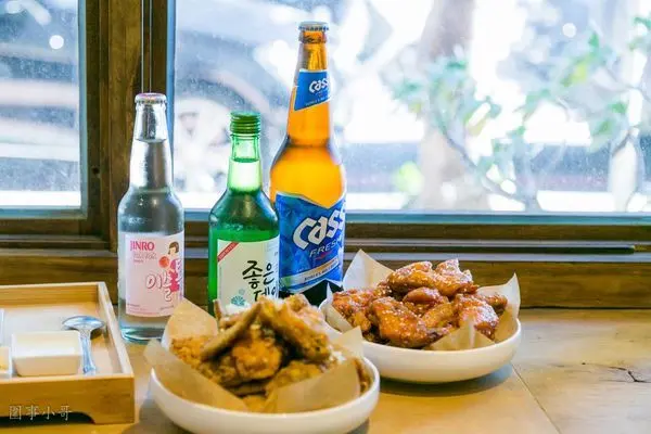 中壢美食-GARDEN313，綠意盎然舒適寫意的綠植餐廳，方型冰酥韓式炸雞太好吃太銷魂了