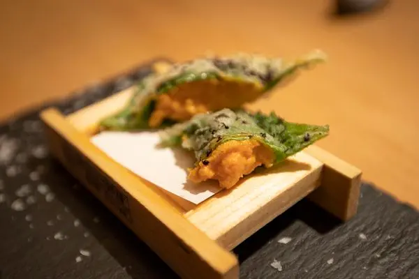 彧割烹午餐 - 真想每天來一份炸紫蘇海膽