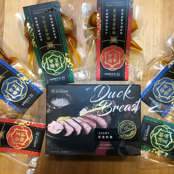 宅配美食 桂冠窩廚房 椒麻滷菜 法式紅酒炙鴨胸 義式茄汁奶油醬 簡單12分鐘一桌菜