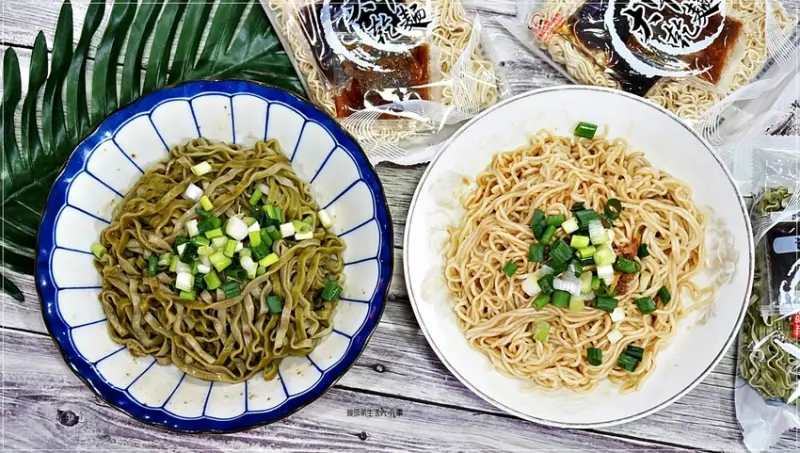 【大甲佳旭生技】麻油細麵＆蔬菜油蔥，非油炸麵條，麵條全部都是自產自銷，從製麵到醬包都是一條龍的服務，好吃不油膩