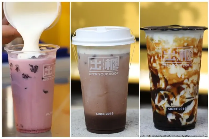 出櫃OpenYourDoor冷飲專賣(太平勤益)。罪惡奶蓋最便宜只要29元！新品可可厚奶蓋濃郁可可香,鹹甜感超欠喝；咀嚼療癒系加5元寒天,珍珠,椰果一次擁有！ - Nana愛旅行札記