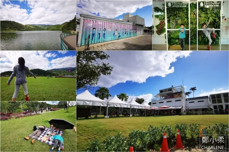 宜蘭礁溪|Herbelle龍潭湖畔悠活園區-龍潭湖大碗公溜滑梯旁|免門票白色夢幻貨櫃屋熱門打卡景點推薦