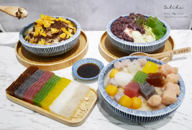 *台北車站甜品店推薦*覓糖『黑糖粉粿』開封店~好拍好吃雪花冰,七彩粉粿,銅板價IG美食