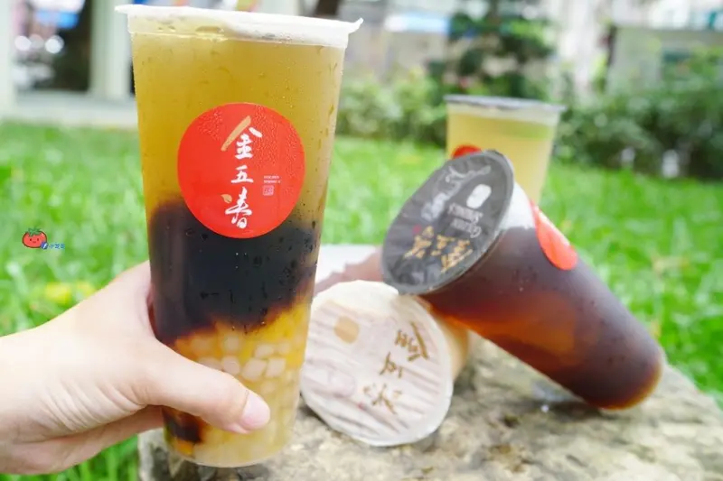 【松江南京飲料推薦】金五春手搖飲 桂花凍涼茶 外婆私房好茶大公開