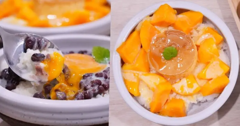 玥見冰菓室 |台中這家銅板價清冰，吃得到加生蛋黃的月見紅豆牛奶冰、布丁芒果冰！