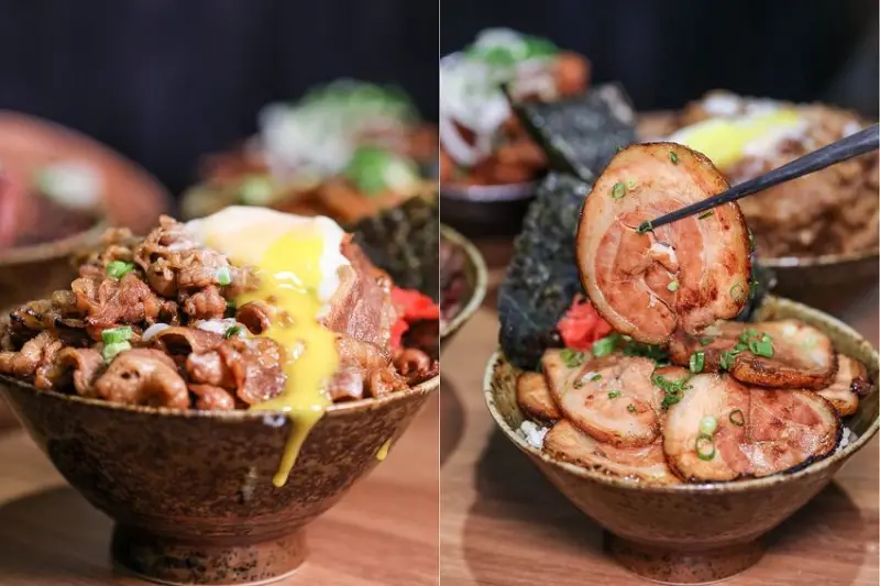 斗六 牛丁次郎坊 深夜裡的和魂燒肉丼 斗六支店。極盛炙燒安格斯黑牛肉丼 - Nana愛旅行札記