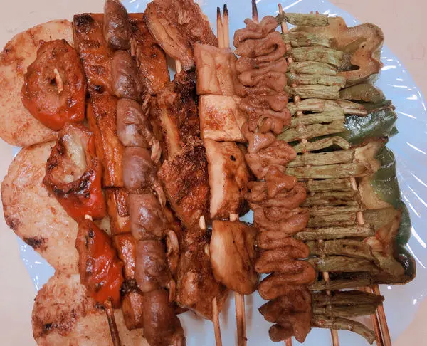 台北美食/三重區 嘉義炭烤 魷魚/甜不辣/雞腸