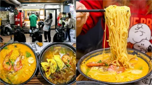 宵夜九點還在排隊的特大碗鍋燒意麵，口味選擇豐富。在地社團也推薦的深夜食堂二春外