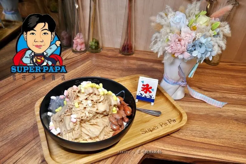 吃。台北中正《SuperPaPa雪花冰專賣店》炎炎夏日趕快來吃果肉滿滿的芒果雪花冰喔。忠孝新生冰品推薦