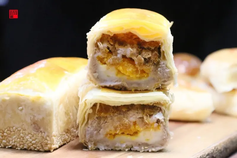 雲林虎尾美食／70年老店福榮喜餅推超狂長方體「芋見mochi」　顛覆你對傳統大餅的想像！ - 跟著華少吃吃吃