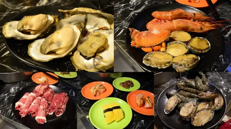 火鍋吃到飽！和牛、鮮蚵、握壽司全部出籠！百種菜色選擇任君挑選！