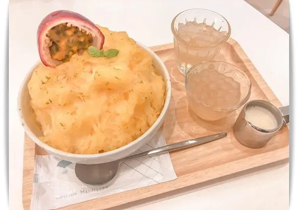 高雄「Mei Hsuan 美宣冰舖」純白韓系冰店，真好拍。