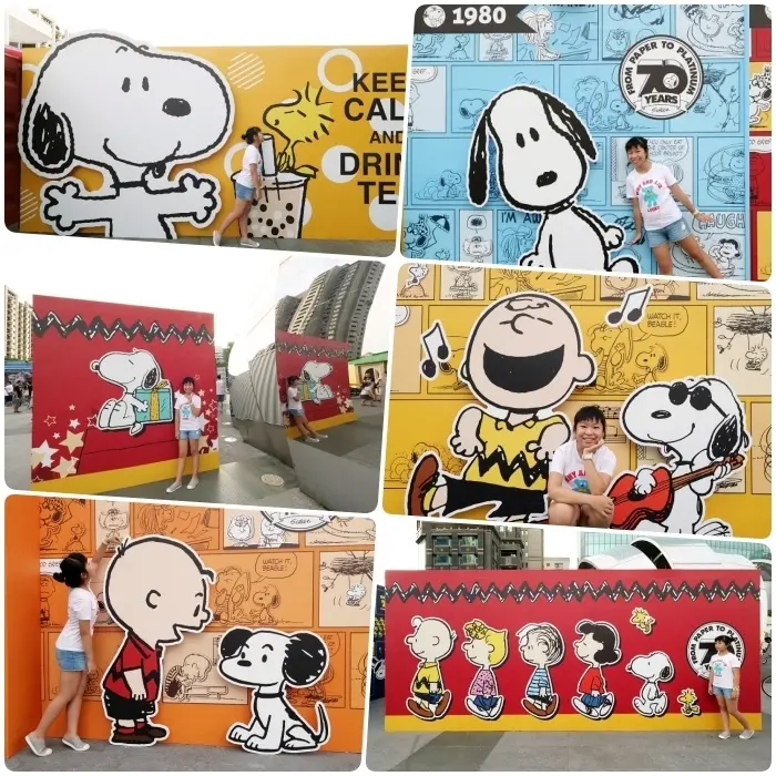 史努比Snoopy出沒台中 | 70週年巡迴特展免費入場！巨型打卡牆，超大扭蛋機、限量商品X飲品、還有夜間燈光秀，史努比鐵粉快過來！！！