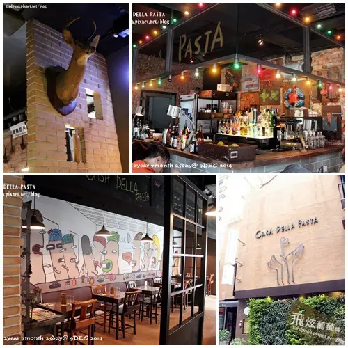 捷運中山站||二訪義麵坊 CASA DELLA PASTA 中山店 彩繪讓店變可愛了