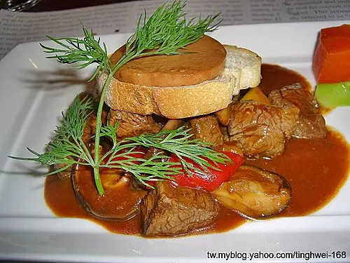 御書園 - 米香蝦青醬雞肉餐、紅酒鵝肝菲力牛肉套餐～