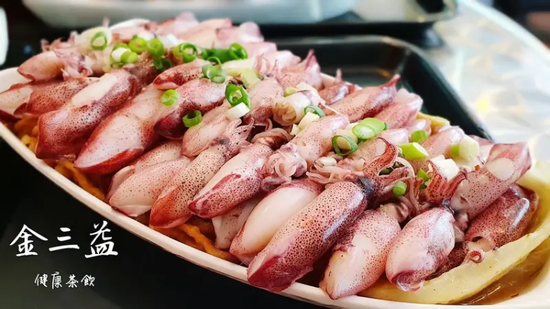 Food｜台南北區｜金三益健康茶飲－不只是茶飲店，超級豪邁的海鮮才是招牌啊！