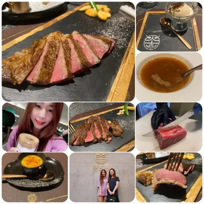 花蓮参火木鮮切牛排♥以克計價牛排好划算-愛上42天乾式熟成牛排了!頂級和牛乾式熟成美國prime菲力超嫩的♥食尚期貨小咪推薦花蓮牛排必吃餐廳