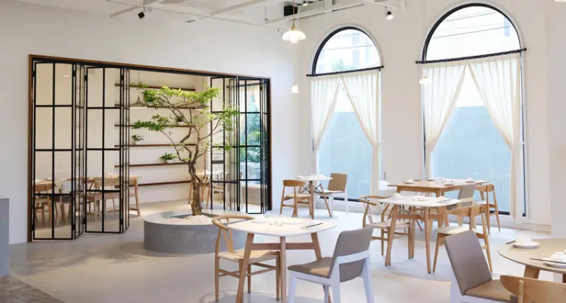 【中式料理】阿本家Jia Bena「呷奔阿！賀！來辣！」桃園南崁全新川湘菜料理餐廳 , 純白質感挑高舒適大空間 , 美味佳餚只想不斷造訪