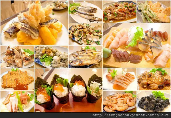 花花，甲飽沒【台北食記】師公的店 日本料理吃到飽 生魚片握壽司手捲天婦羅熱炒吃到飽 中山區吉林路