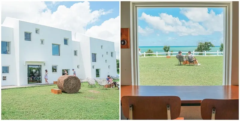 Under Star Lab 草地餐桌實驗室 ▏佳鵝公路上絕美的純白房子 配上藍天、大海 屬於你的美景。草地上的牧草卷可以狂拍41564張。墾丁美食