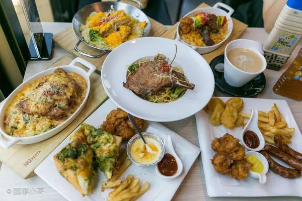 桃園楊梅美食-NU PASTA楊梅店,不只餐點美味還有專屬兒童遊戲區喔