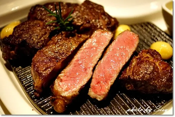 歐華酒店地中海牛排館~令人魂牽夢縈美國濕式熟成45天極黑神戶肋眼牛排
