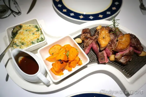 台北【歐華飯店‧地中海牛排館】白金級美國牛肉‧好好吃的牛排哦!!