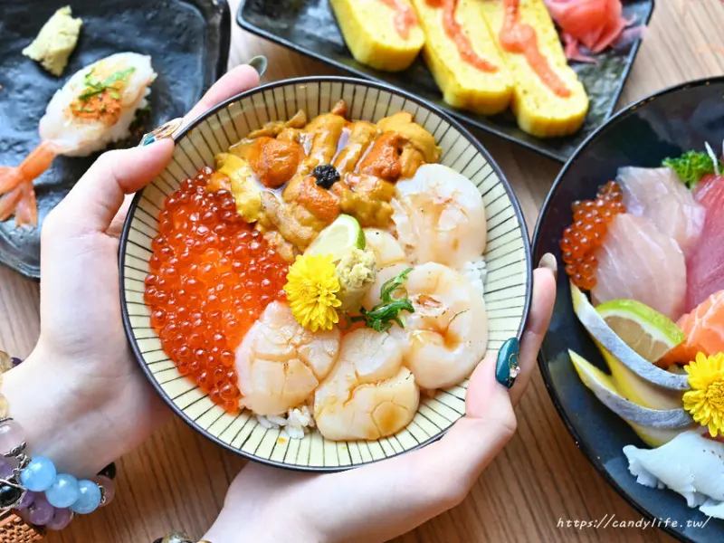 台中人氣日本料理，小鮮肉老闆超級帥！限量隱藏版北海道三色丼必點，晚來吃不到！