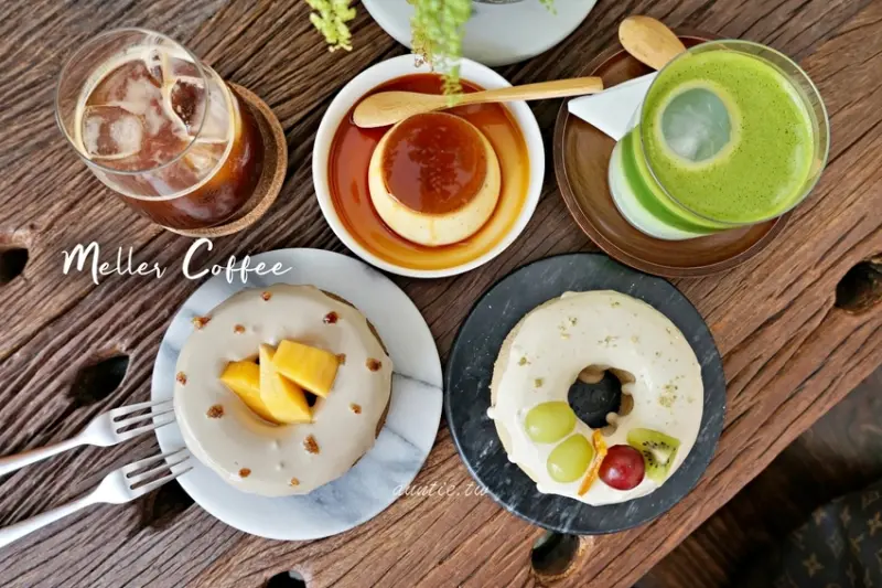 【台南】Meller 墨樂咖啡 安平老街 美味戚風蛋糕 ig打卡咖啡廳 - 水晶安蹄 不務正業過生活