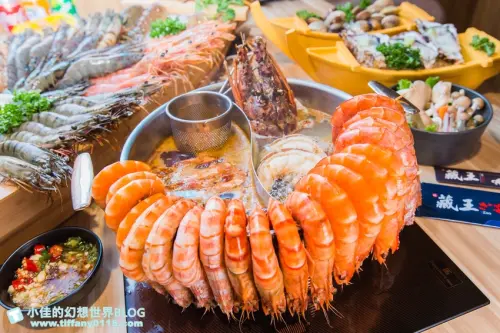 將近100隻蝦子的超澎湃海老痛風鍋/號稱全台肉品最強火鍋