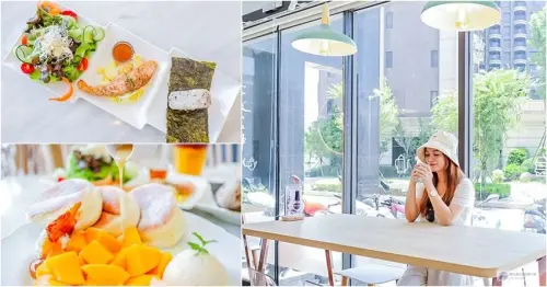 桃園美食-翻轉甜點flipbakery-夏季限定芒果舒芙蕾鬆餅VS奶霜芒果爽/寶山店