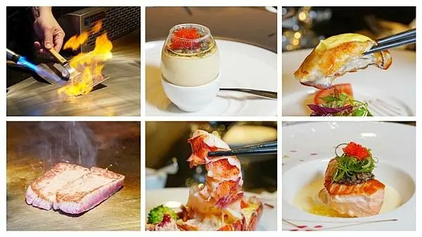 炙尊鐵板燒-台中南屯區鐵板燒推薦，台中老饕們的私藏鐵板燒名單，商業午餐雙人龍蝦 鮭魚 生蠔套餐，一牛六吃，在台中就能享受高CP值頂級奢華鐵板燒料理