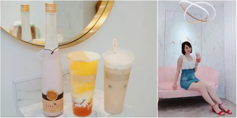 AirKiss輕吻茶飲|初吻飲料的滋味是什麼？飲品界的愛馬仕天使冰糖燕窩草莓奶昔來了！