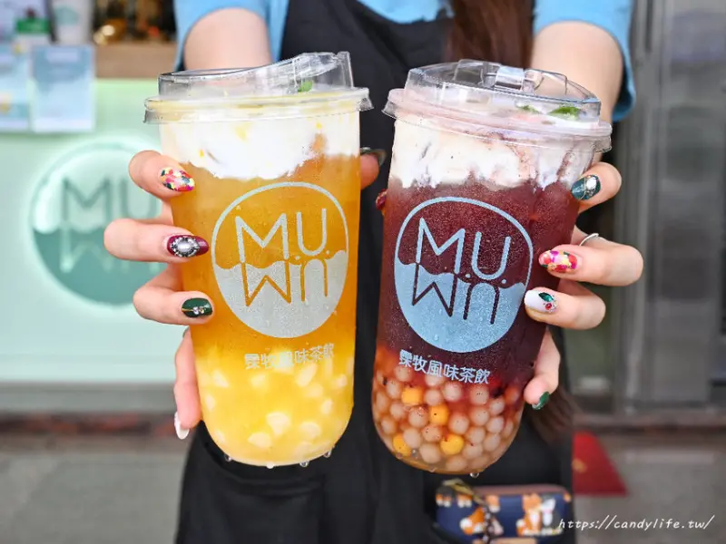 Mumu霂牧風味茶飲│台中奶蓋專賣，超美飲品，料多實在，還有少女系厚片吐司～