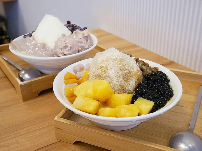 台中大墩路芋頭冰品飲料，主打各種芋泥、芋園產品，雲林超夯的店台中就吃得到-清原芋圓