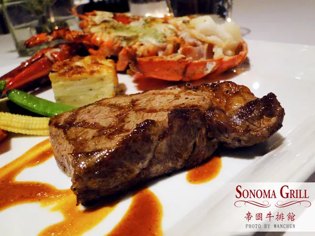 台北美食友善餐廳 華國大飯店 帝國牛排館 波士頓活龍蝦&美國Prime紐約牛排好吃!(有菜單) 試吃