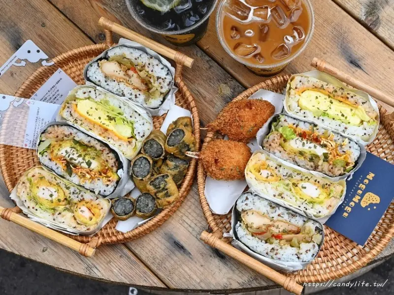 MoguMogu│台中早餐推薦，可愛又文青日式飯糰，還有正妹老闆娘助陣，就在中部最大美食餐車市集裡～