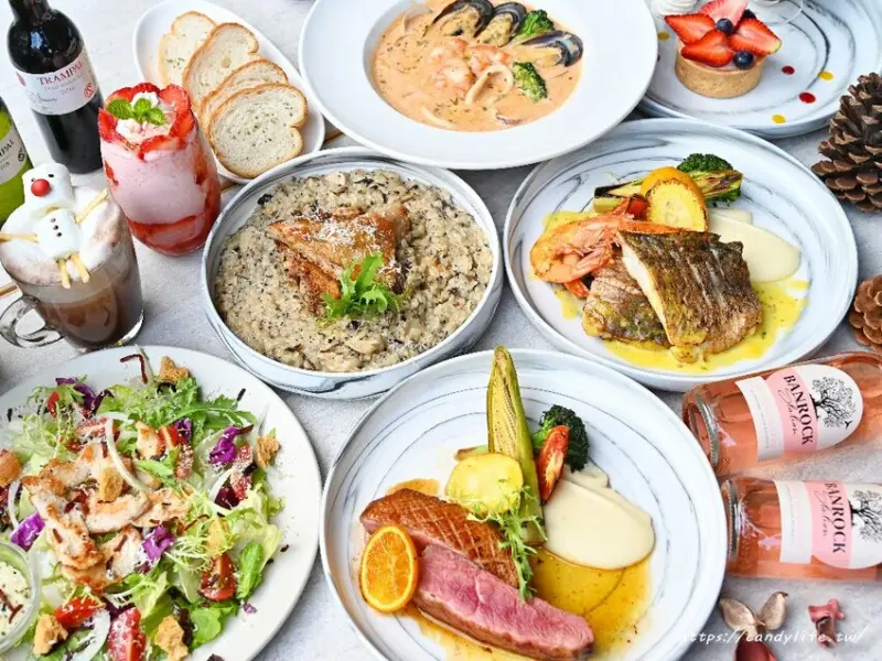 2020聖誕套餐激推嚼食學士店，每一道料理都吃的到主廚的用心，聖誕套餐提前預訂享限量免費升級粉紅泡泡葡萄酒